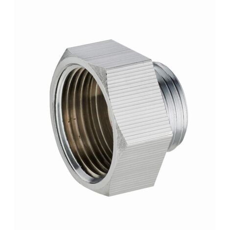 Racor de latón cromado hembra NOYON & THIEBAULT - macho reducido F1/2' (15x21) - M3/8 (12x17) - 169-1512CL1