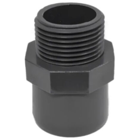 Racor de presión de PVC 33x42, para pegar hembra 40 macho 50 mm