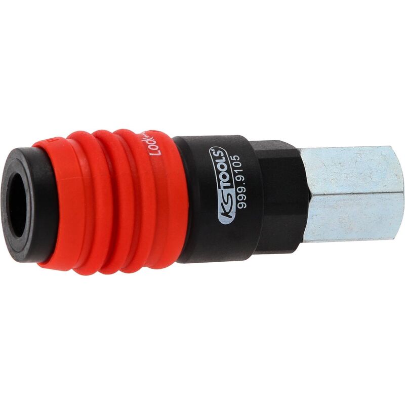 Racor de seguridad de aire comprimido, universal 3 en 1, con rosca interior de 1/4