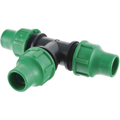 Racor en T de 3 vías para tubo de 16 mm