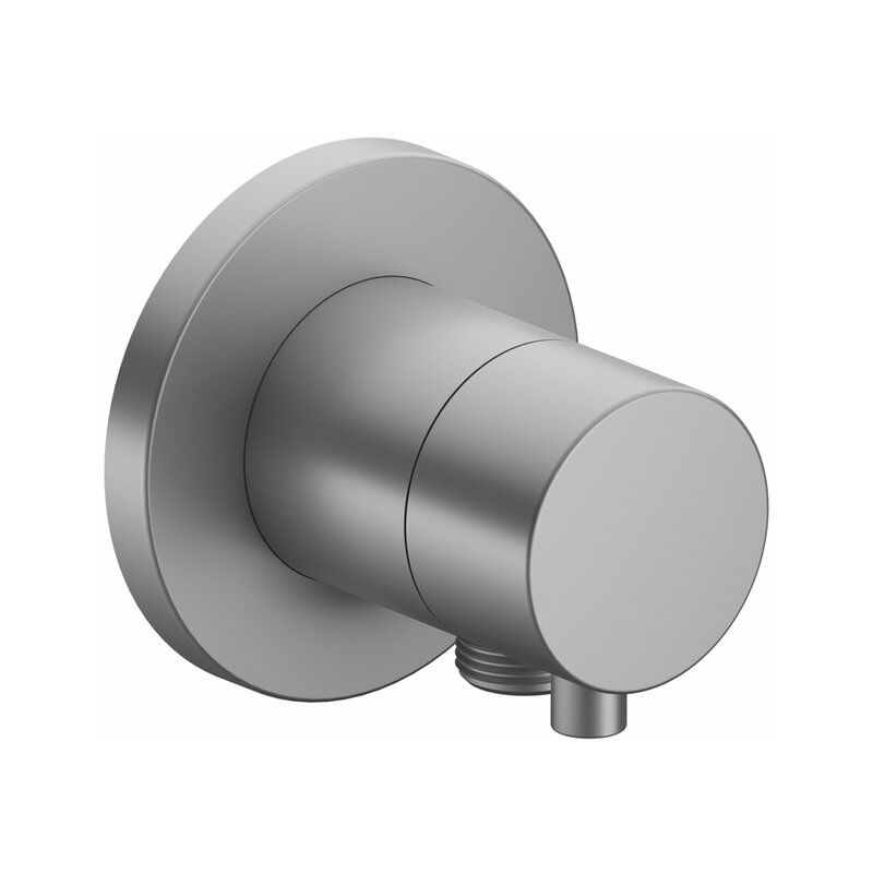

Racor Keuco IXMO 59541, válvula de cierre con conexión para manguera empotrada, roseta redonda, mango IXMO Comfort, color: acabado en aluminio