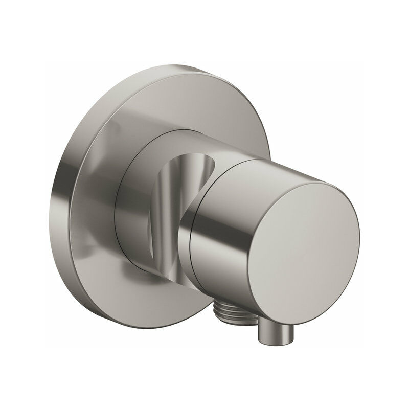 

Racor Keuco IXMO 59548, válvula conmutadora de 3 vías con conexión de manguera y soporte oculto para el cabezal de ducha, maneta Comfort, color: