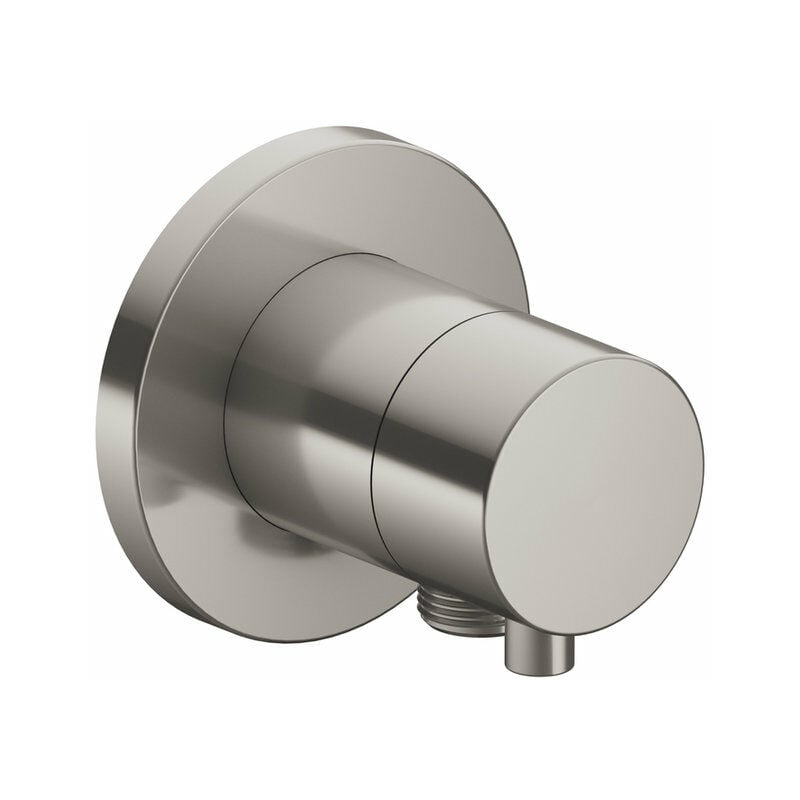 

Racor Keuco IXMO 59548, válvula conmutadora de 3 vías con conexión para manguera empotrada, roseta redonda, maneta Comfort, color: níquel cepillado
