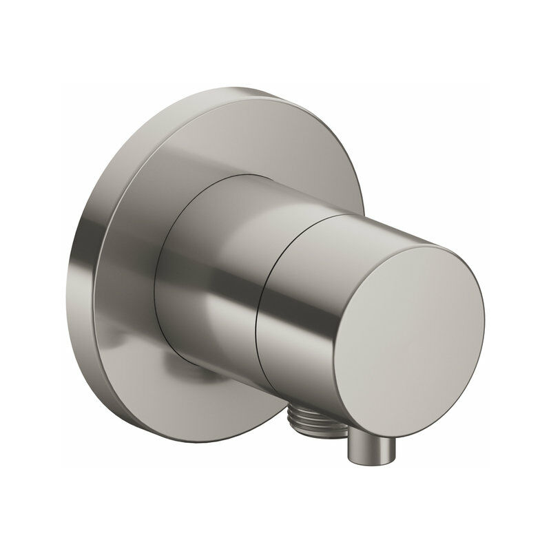 

Racor Keuco IXMO 59556, válvula conmutadora de 2 vías con conexión para manguera empotrada, roseta redonda, maneta Comfort, color: níquel cepillado