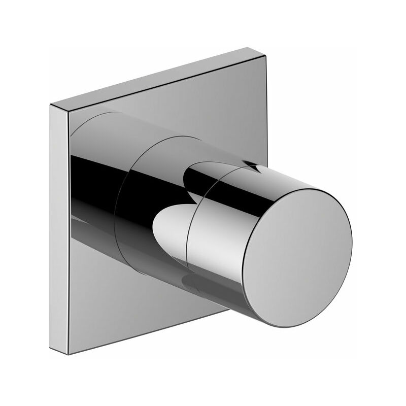 

Racor Keuco IXMO 59556, válvula de inversión de 2 vías empotrada, roseta cuadrada, maneta Puro, color: Cromado - 59556010002