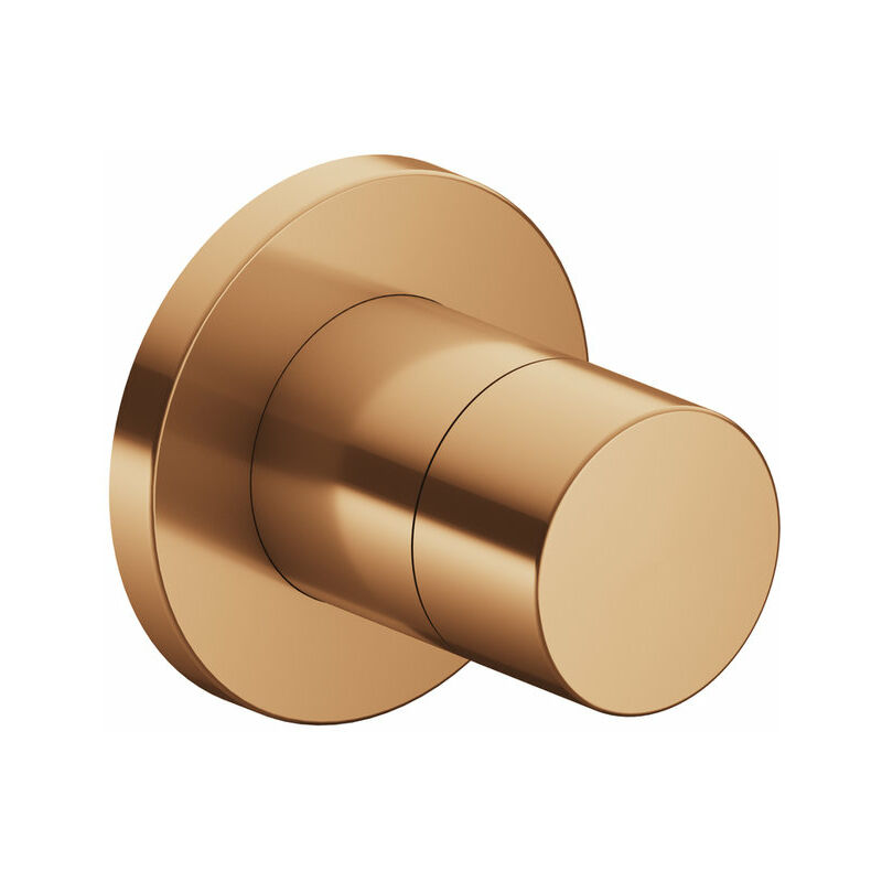 

Racor Keuco IXMO 59556, válvula de inversión de 2 vías empotrada, roseta redonda, maneta Puro, color: bronce cepillado - 59556030001