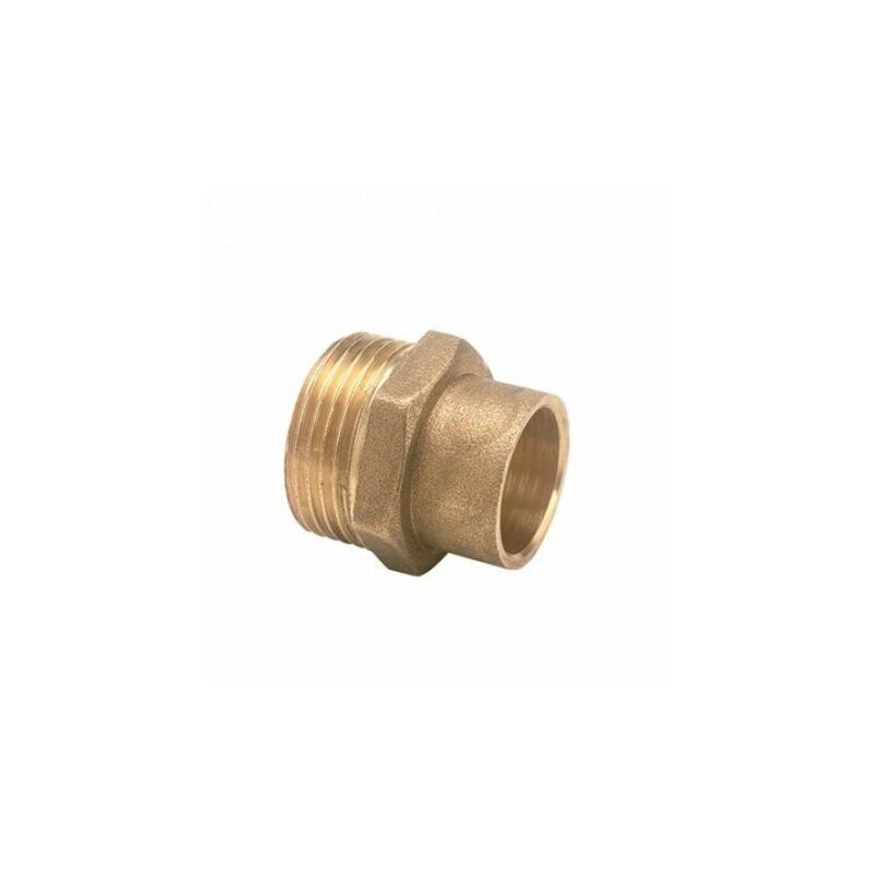 

Metalgrupsa - ENLACE SOLDAR RECTO ROSCA MACHO COBRE 12MM X 1/2