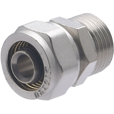 Racor Macho Multicapa a Compresión QUICK PLOMBERIE - Ø16 Macho 1/2