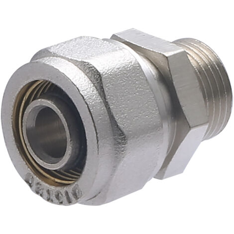 Racor Macho Multicapa a Compresión QUICK PLOMBERIE - Ø16 Macho 3/8