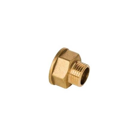Racor marsella reducido cromado M-H - INYECTOMETAL Medidas: 3/4"M x 1/2"H