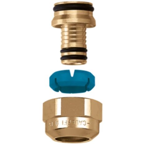Racor para tubería multicapa con funcionamiento continuo a alta temperatura Caleffi 6795  Ø18 x 2