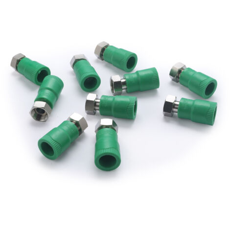 Racor PPR hembra tuerca libre QUICK PLOMBERIE 1/2 - Ø20 (x10)