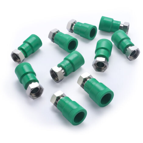 Racor PPR hembra tuerca libre QUICK PLOMBERIE 3/4 - Ø25 (x10)