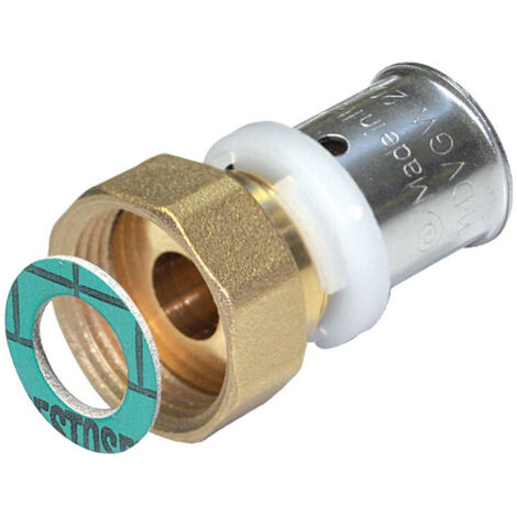 RACOR RECTO CON TUERCA GIRATORIA JUNTA PLANA TIPO H 20X3/4-2 - COMISA - 87.42.200