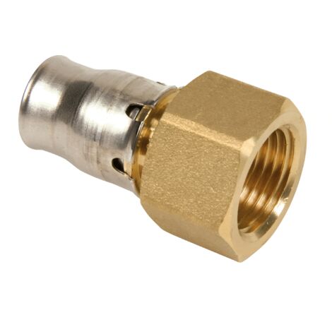 Racor tectite sin herramientas, clip-on multicapa 16 mm, hembra fija 15x21