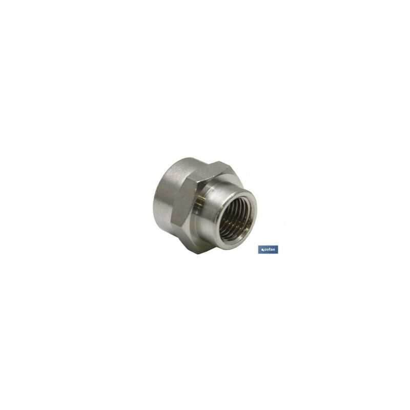 

MANGUITO H-H REDUCIDO LATÓN NIQ. M-3/8 R-3/4 .. - Cofan