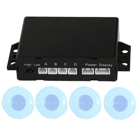 Radar de recul 4 capteurs à peindre - buzzer sonore parking