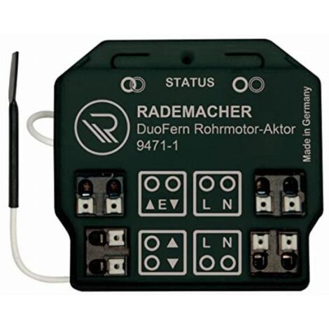 Rademacher 35140662 DuoFern 9471-1 DuoFern 1 canale senza fili Attuatore per tapparelle Da incasso