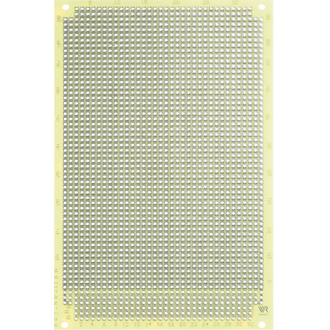 Rademacher WR-Typ 1160 Experimentierplatine  Epoxyd (L x B) 160 mm x 100 mm 35 µm Rastermaß 2.54 mm