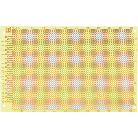Rademacher WR-Typ 912 Experimentierplatine  Epoxyd (L x B) 160 mm x 100 mm 35 µm Rastermaß 2.54 mm I