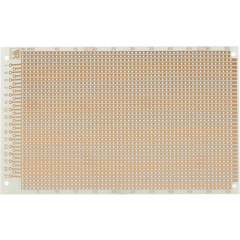 Rademacher WR-Typ 915 Experimentierplatine  Epoxyd (L x B) 160 mm x 100 mm 35 µm Rastermaß 2.54 mm I