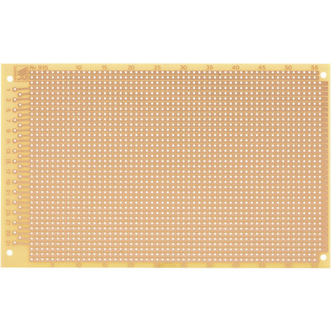 Rademacher WR-Typ 915 Experimentierplatine  Hartpapier (L x B) 160 mm x 100 mm 35 µm Rastermaß 2.54