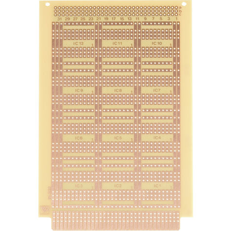Rademacher WR-Typ 932 Experimentierplatine  Hartpapier (L x B) 160 mm x 100 mm 35 µm  Inhalt 1 St.