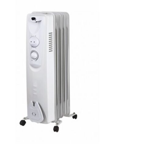 Radiador Electrico Aceite 05 Elementos 1000W Vivahogar