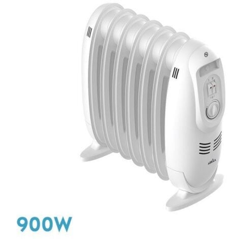 FABRILAMP Radiador Aceite Irlanda 900w Blanco 3potencias Termost.regu 7elemementos Protec.segurid.asa 38,2x35,2x18cm