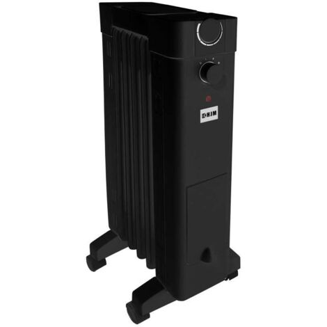Radiador de aceite G5 negro 1000W 5 elementos