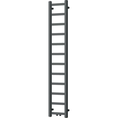 Radiador de ba帽o Mexen Bolt 1500 x 300 mm, 295 W, negro - W126-1500-300-00-70