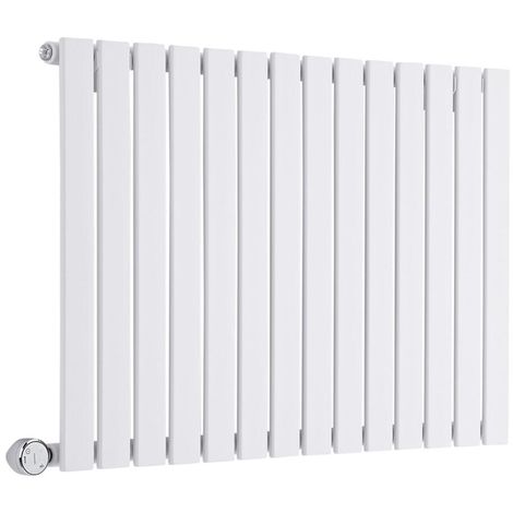 Radiador de Diseño Vertical - Blanco - 1400mm x 354mm x 56mm - 686 Vatios -  Revive