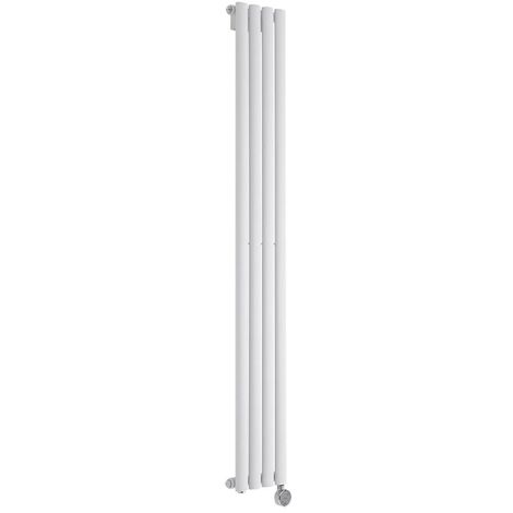 Radiador de Diseño Eléctrico Vertical - Blanco - 1800mm x 400mm - Rubi