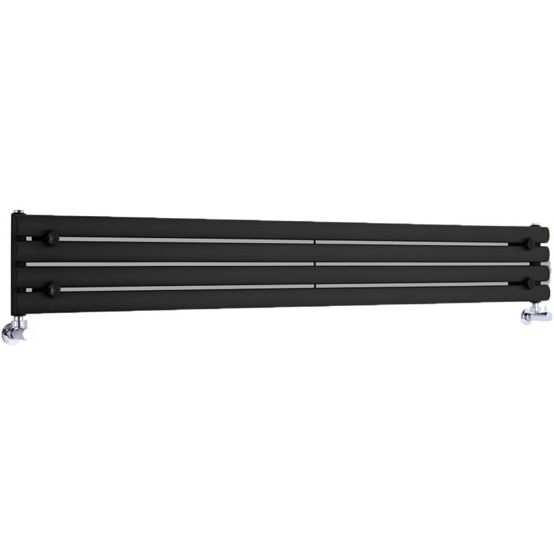 

Radiador de Diseño Horizontal - Negro - 236mm x 1780mm x 56mm - 646 Vatios - Revive