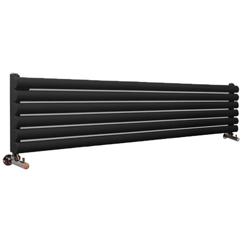 

Radiador de Diseño Horizontal - Negro - 354mm x 1780mm x 56mm - 888 Vatios - Revive