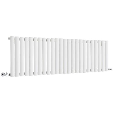 Radiador de Diseño Horizontal - Blanco - 400mm x 1416mm x 56mm - 1087 Vatios - Revive