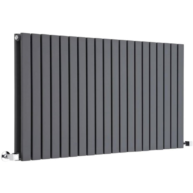 

Radiador de Diseño Horizontal Doble - Antracita - 635mm x 1180mm x 72mm - 1867 Vatios - Sloane