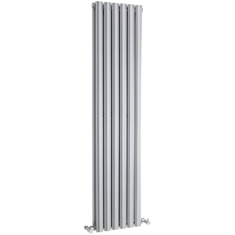 

Radiador de Diseño Vertical Doble - Plateado - 1500mm x 354mm x 105mm - 1380 Vatios - Revive
