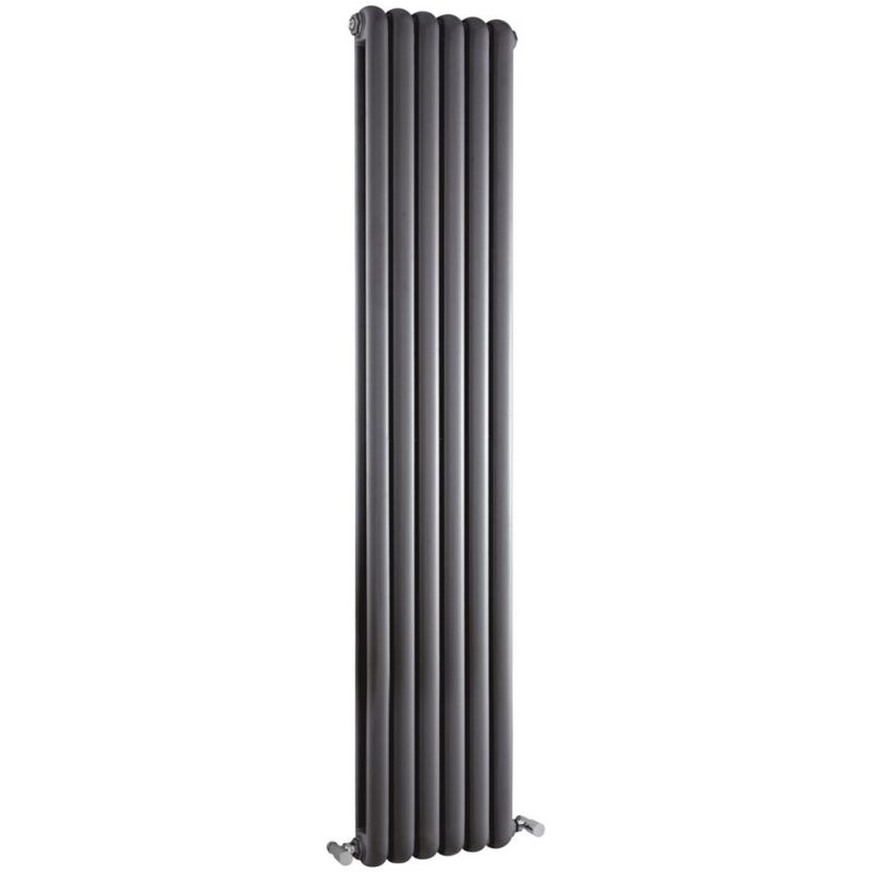 

Hudson Reed - Radiador de Diseño Vertical Doble Tradicional - Antracita - 1800mm x 383mm x 80mm - 1964 Vatios - Saffre