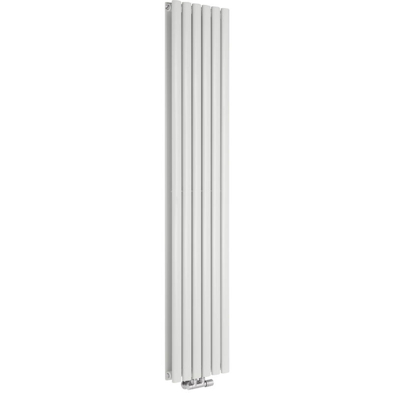 

Radiador de Diseño Vertical Doble Con Conexión Central - Blanco - 1780mm x 354mm x 78mm - 1301 Vatios - Revive Caldae