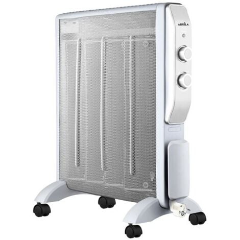 FABRILAMP Radiador De Mica 2000w 4elementos Blanco/plata 2potencias 61,5x56x26,5 Cm