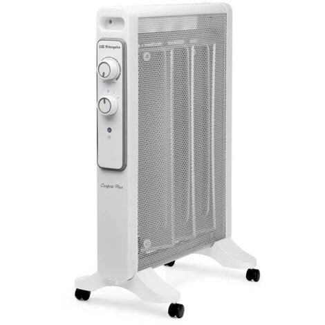 Radiador de mica Orbegozo RMN 1530, termostato de temperatura ambiente regulable, 2 potencias de calor,