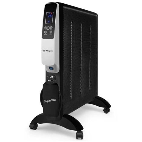 Radiador de MICA RMW2010 Orbegozo 2000 W, Temperatura de ajuste digital de 18 a 30°C, Conexión WIFI mediante APP [Color Negro]