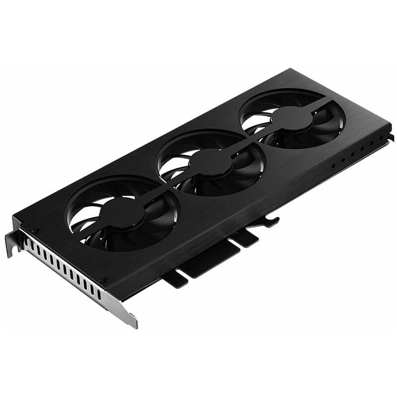 

Radiador de tarjeta grafica del ventilador de refrigeracion del enfriador de la tarjeta grafica JONSBO con 3 ventiladores Efecto RGB para NVIDIA GTX