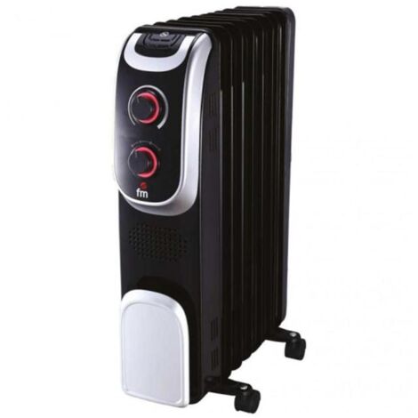BLUNGI radiador 1500w 7 elementos negro rl15