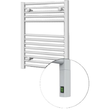 Radiador eléctrico de diseño Línea On-Off, blanco, 50 mm x 300 mm