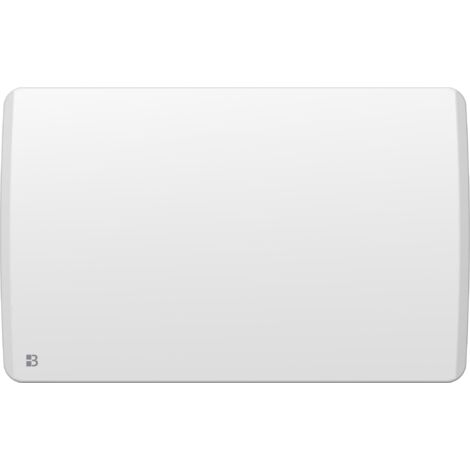 Radiador eléctrico fijo cerámico de inercia seca Bestherm ARIA blanco horizontal de 1000W (sin enchufe)