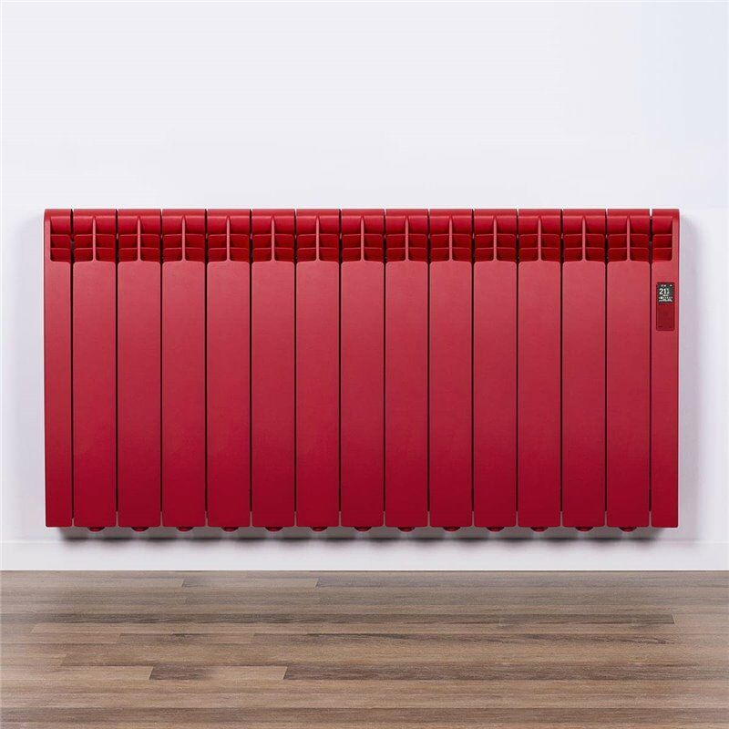 

Radiador electrico DNR13R3000T Designline Flame Red 13 modulos 1430W - Rointe