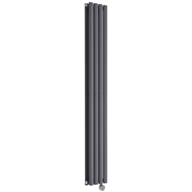 

Radiador de Diseño Eléctrico Vertical Doble - Antracita - 1600mm x 236mm x 78mm - Revive