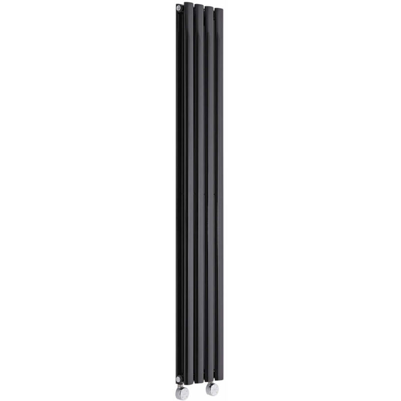 

Radiador de Diseño Eléctrico Vertical Doble - Negro - 1600mm x 236mm x 78mm - Revive